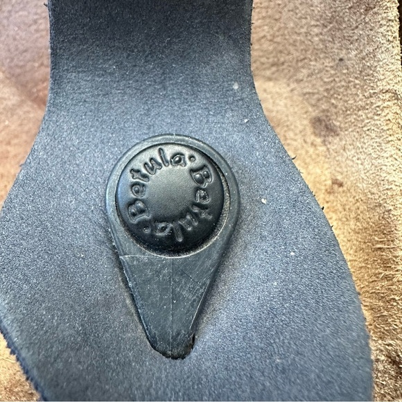 Womens Betula by Birkenstock Gizeh Thong Sandals Black Suede Size US 10 EU 40 - Picture 4 of 10